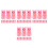 48Pièces Protège-Crayon Silicone Rose Confortable Pour Et École 7