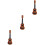 3Stk Mini Holz Ukulele Für Kinder Lernspielzeug Bunt 7