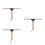 3Pièces Raclette Verre Bois Multi Usage Squeegee Douche 7