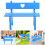 2Pièces Petit Banc Bleu Miniature Pour Décorer Jardin 10