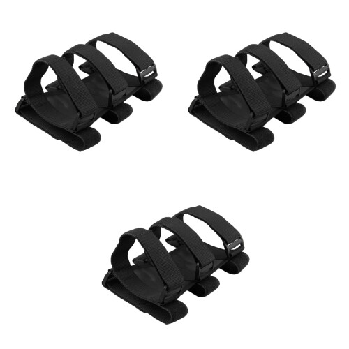 3Pièces Support Extincteur Noir, Maintien Sécurisé Auto 2