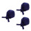 3Pièces Chapeau Protecteur Coton Bleu Pour Durable Sécurisé 4