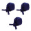 3Pièces Chapeau Protecteur Coton Bleu Pour Durable Sécurisé 9