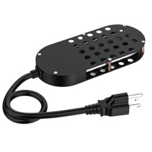 Heated Bird Bath Heater, Thermostatically Controlled Pond & Water Trough Heater for Outdoor Winter Use, Compatible with 120V