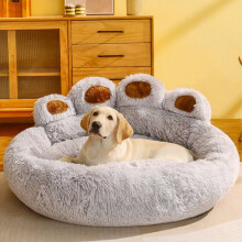 Flauschiges Hundebett, Winterplüsch, Hundezwingerzubehör, Haustierprodukte, Betten für große Hunde, Liegefläche, Sofa, Korb, kleine Matte,