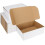 Verzenddozen 12x9x4 inch, wit, gegolfd, set van 25 1
