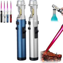 Isqueiro elétrico de plasma, à prova de vento, com chama ajustável.