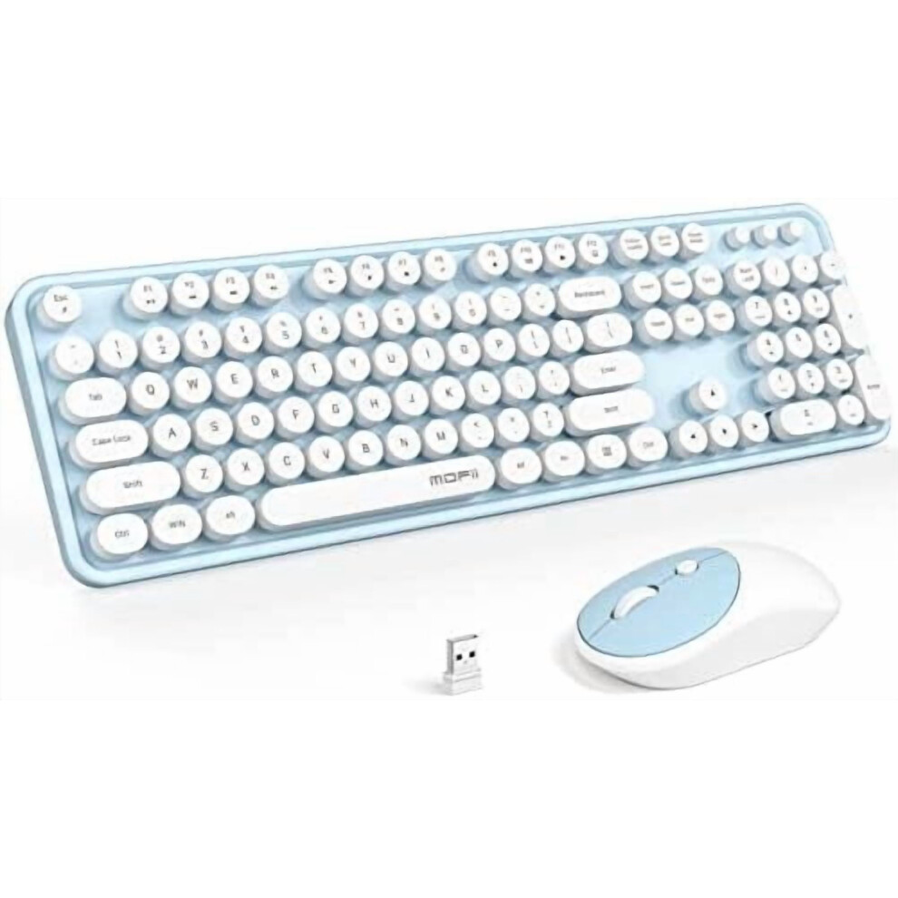 Retro Typewriter Wireless Keyboard And Mouse Combo 9104899518187