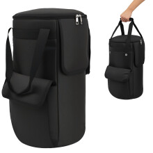 Propane Tank Cover for 20 lb Steel Cylinder, Compatible with Propane Gas Tanks, Side Flip Flap, Tabletop Stable, 2 Pockets, Ventilated, Water & Wear