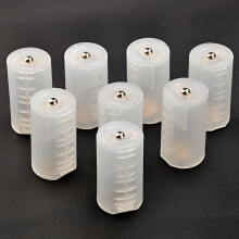 OUNONA 8 Pcs Battery Converter Case Adapter Batteries Size Voltage