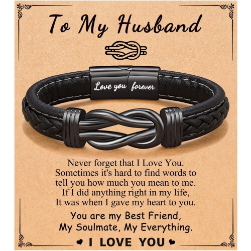 Läderarmband för män1 st