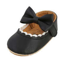 Elainilye Newborn Baby Bowknot Princess Soft Baby Children's Non-slip Toddler Shoes Toddler Shoes for Girls 12-15 Month 2023 Summer