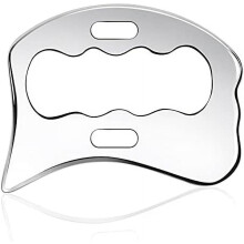 Instrument de masaj Gua Sha din oțel inoxidabil