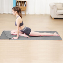 PRETXORVE Yoga Towel – Sweat-Absorbent, Non-Slip, Breathable, with Mesh Carry Bag; Compatible with All Yoga Mats