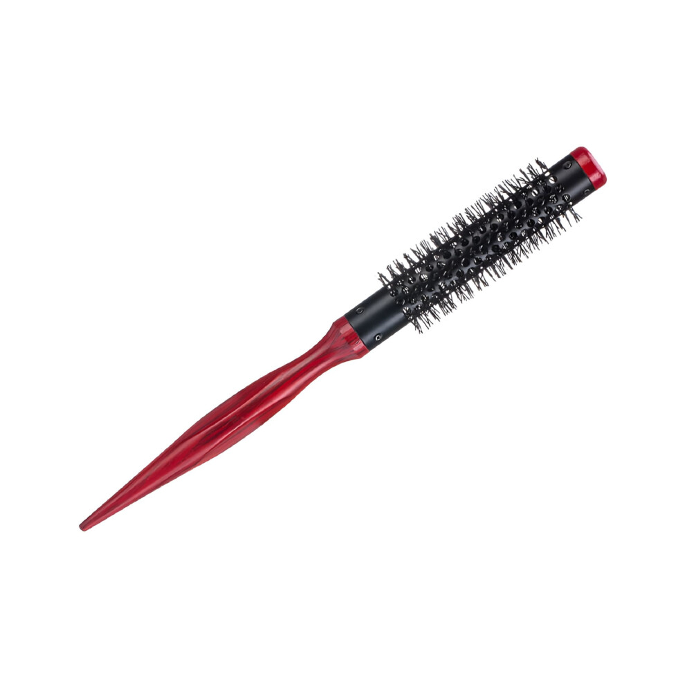 ACDANC Mini Round Brush, Heat-Resistant Nylon Bristles, for Styling/Blowouts/Curling, All Hair Types, 4# (25mm), Compatible with ACDANC