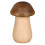 3Pièces Porte-Cure-Dents Maison Bois Marron Style Champignon 2