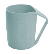 MOQIN Vetehalmkoppar med handtag, okrossbara BPA-fria återanvändbara muggar för kaffe, vin, camping | Diskmaskin- och mikrovågssäker |