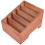 Skrivebordsboks i tre – 5 rom, lysebrun 1