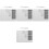4Ensembles Outil De Pliage Papier ABS Multi-Usage Pour Loisirs 4