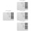 4Ensembles Outil De Pliage Papier ABS Multi-Usage Pour Loisirs 7