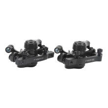 Aluminum Alloy Bike Disc Brake Set, Easy Installation, Stable Control for Mountain Cycling