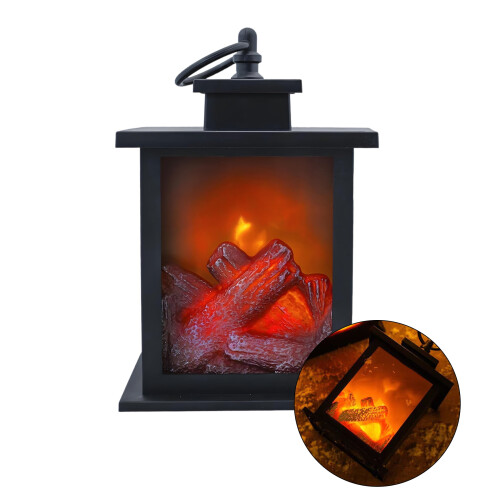 LED-vlam waxmeltbrander in retro design