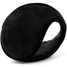 Classic Fleece Ear Muffs Headwear Collapsible Behind The Head Winter Ear Warmers for Women and Men