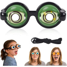 Novelty Funny Winking Glasses - Blink & Wink Mechanism, Party Novelty Glasses for Festivals & Gatherings