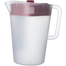 Brocca da 1 gallone senza BPA con coperchio filtrante a 4 vie