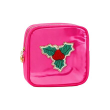 Geborduurd make-uptasje met kerstmotief, PVC, 1 stuk