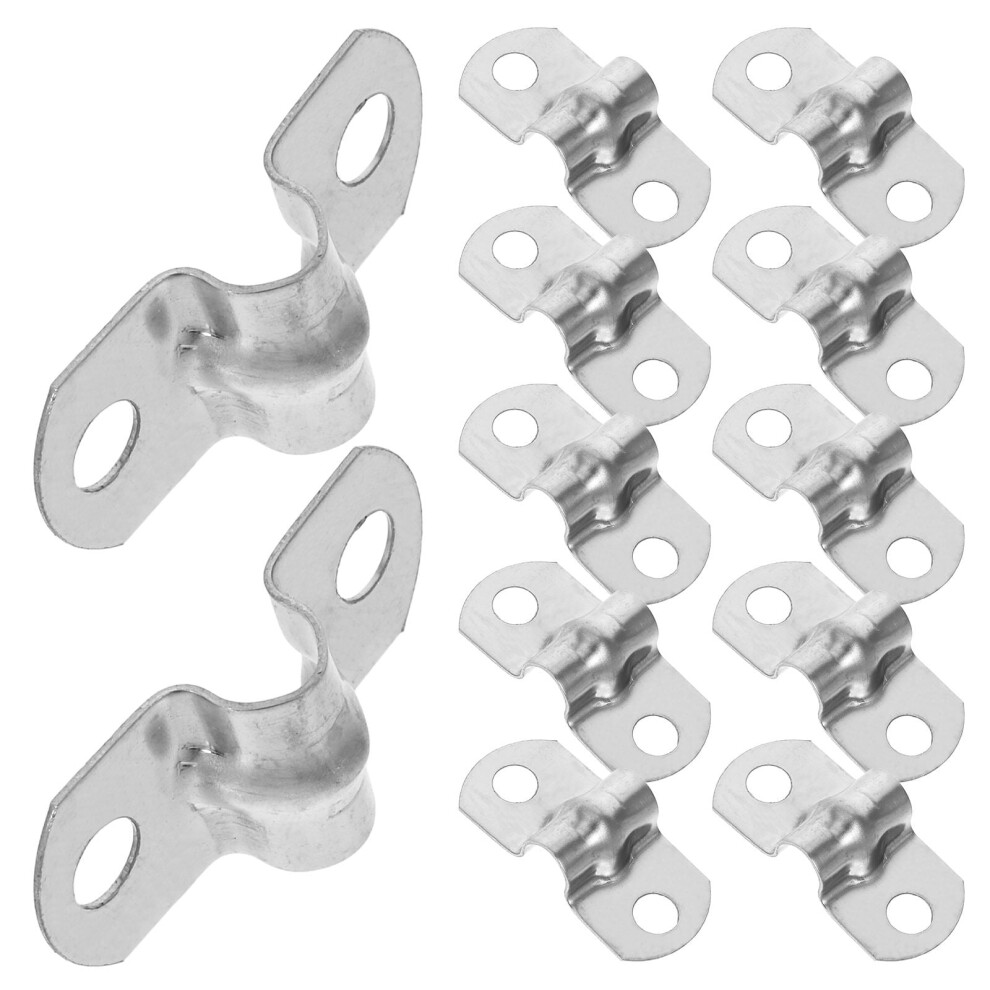 Worgeous 50Pcs M5 Stainless Steel U-Clamps For Plumbing, Cable & Conduit Fixing Â Compatible With M5 9159805733420