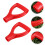 2-Pack -Shaped Plastic Shovel Grip Handles, Comfortable, Replacement for Garden Tools 1