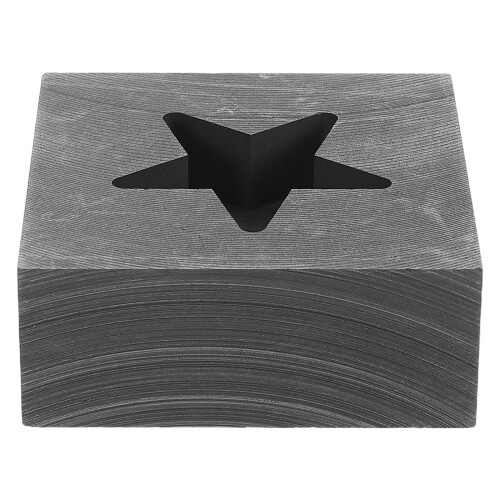 2Pièces Moulage Graphite Étoile Usage Pour Métaux Fondus 1