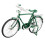 Retro cykelmodelornament - legering og gummi, 19 cm 1
