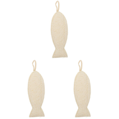 3Pièces Serviettes De Bain Double-Face Beige Pour Enfants Et Douche 2