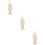 3Pièces Serviettes De Bain Double-Face Beige Pour Enfants Et Douche 10