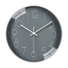 12" Modern Silent Wall Clock – Battery Operated, Easy-Read Design for Home, Office, Kitchen, Bedroom & Living Room