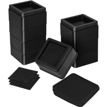 5 cm sängförhöjare, 8-pack stapelbara, halkfria