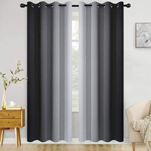 Cuirtíní Dorcha Ombre 52x72 orlach, 2 Phainéal