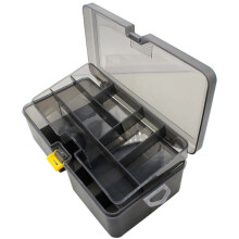 Fishing Tackle Box Double Layer 12 Compartment