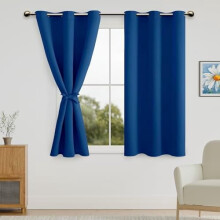 Tende oscuranti 42x63 pollici, 2 pannelli con fermatende