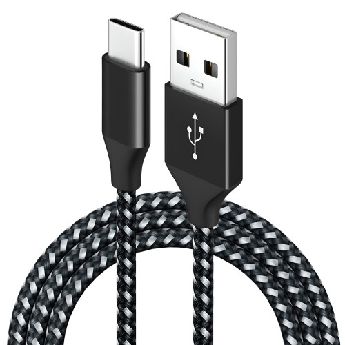 Câble USB-C de 3 m pour Android – Charge rapide 3A et synchronisation des données, compatible avec les appareils Android