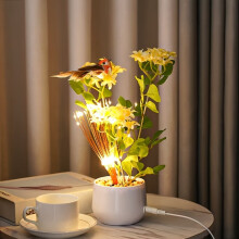 Guirlande lumineuse LED 2015 LED en fil de cuivre – Décoration florale et oiseau pour le Nouvel An, la Saint-Valentin, les hôtels et les tables |