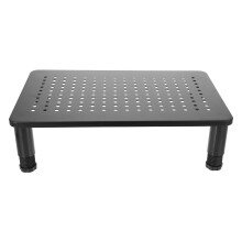 Svart metallskjermstativ 37 x 23,5 cm
