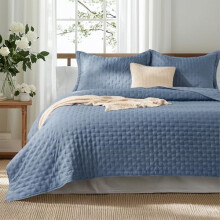 Tagesdecke (Einzelbett XL) – Weiche Polyester-Ganzjahresdecke