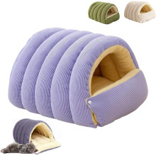 Κρεβάτι γάτας Cozy Monster - Arctic Fleece Cave με αφαιρούμενο μαξιλάρι, αυτοθερμαινόμενο,
