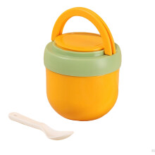 Gobelet à lait portable anti-fuite avec cuillère, bol à céréales pour le petit-déjeuner, boîte à soupe à emporter, boîte à lunch pour le
