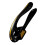 Zinc Alloy Garlic Press Black Practical Kitchen Garlic Squeezer Efficient Ginger Crusher for Home Use 1