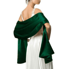 Xales e echarpes Ediodpoh para vestidos de noite, xales de cetim para mulheres, xales extralongos para casamento e festa de noivado.