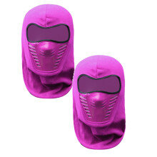 yocbz Pack de 2 Pasamontañas deportivos de invierno antivaho, máscara facial antivaho y cortavientos, cubierta térmica integral para la cabeza